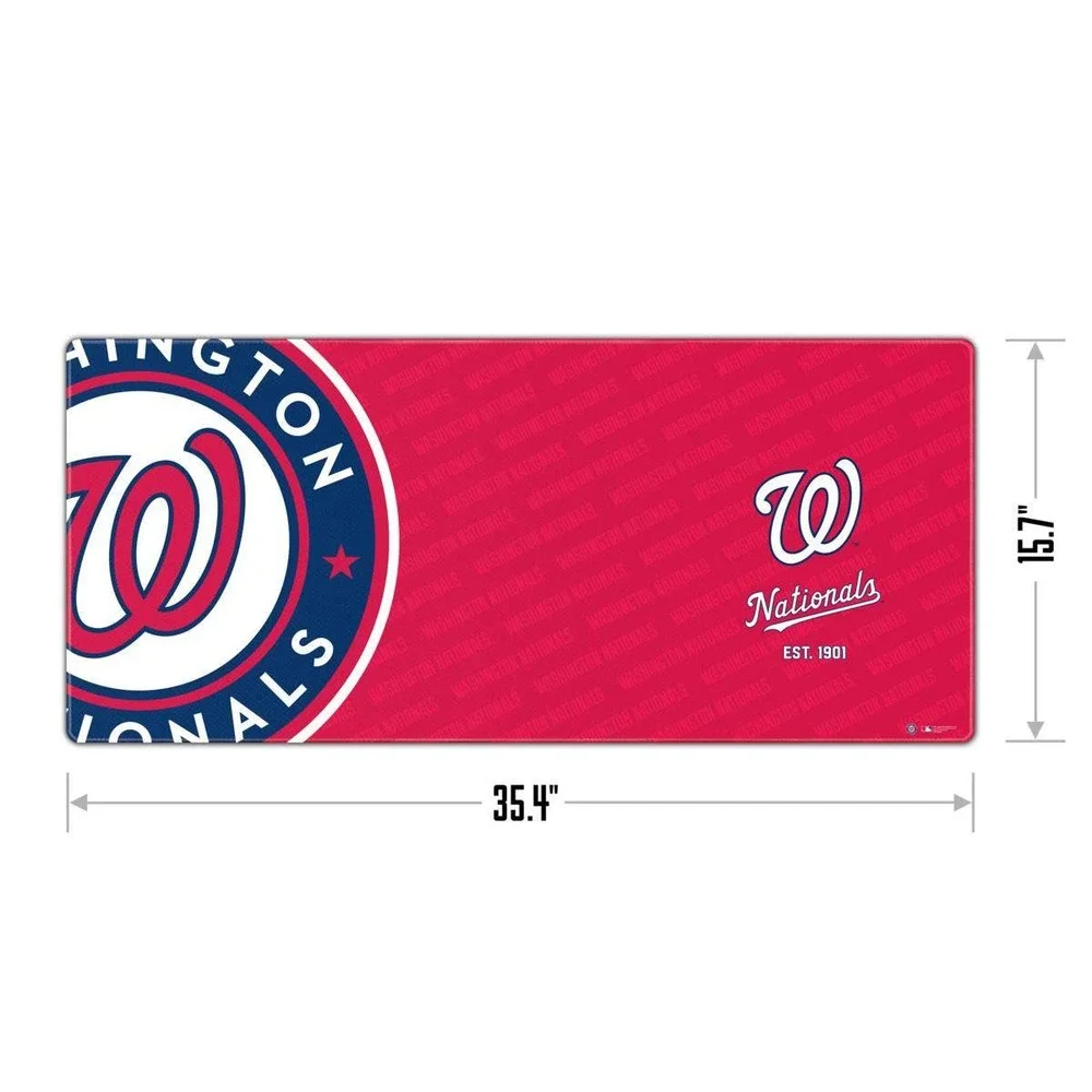 MLB Washington Nationals Desk Pad Large Mouse Mat YouTheFan Red Est 1901 NEW